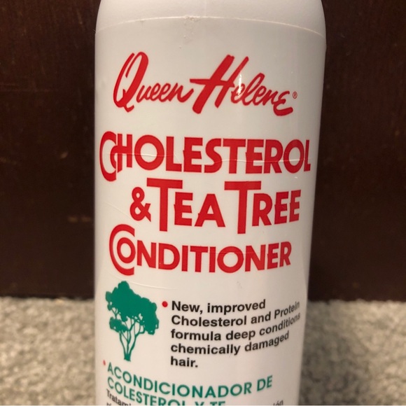 Queen Helene Cholesterol & Tea Tree Conditioner, Conditions Damaged Hair, 12oz - Picture 2 of 6